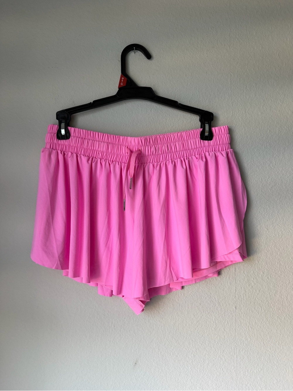 Not Lululemon Women's Pink Elastic Waist Flowy Shorts